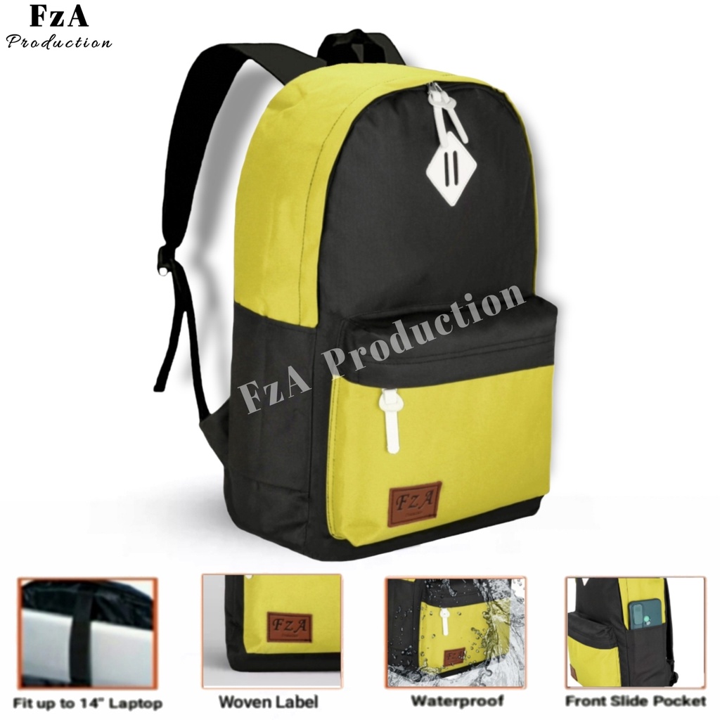 FzA Official - Tas Ransel Distro Original Casual pria Wanita / Tas Ransel Laptop / Backpack Sekolah Kuliah Distro Original Tas Punggung Laptop - BYQT