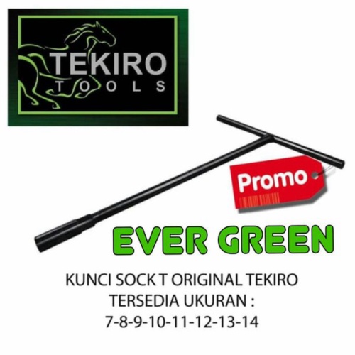 Unik TEKIRO Kunci T 9 pcs sok T 8 9 10 11 12 13 14 17 19 mm ..... sedia gagang stang mata kunci shoc