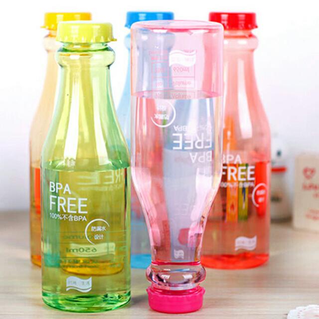 B ( B21 ) MY BOTTLE SPRIT TRANSPARAN WARNA BOTOL MINUM  TAHAN PECAH KWALITAS TERBAIK