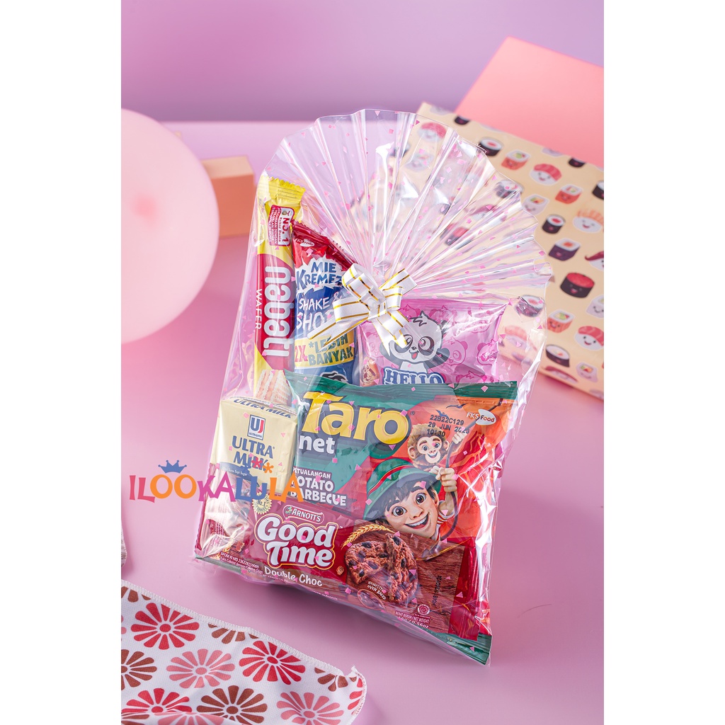 

SNACK ULANG TAHUN ANAK/PAKET ULANG TAHUN/ISI PAKET NABATI/ BINGKISAN ULANG TAHUN ANAK/ GOODIE BAG