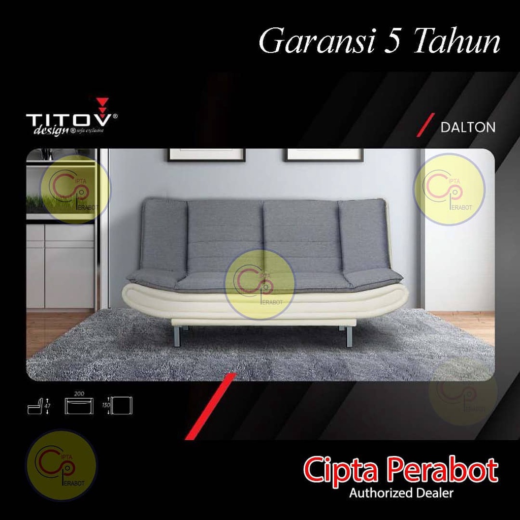 Sofa Bed Dalton Titov Bergaransi 5 Tahun