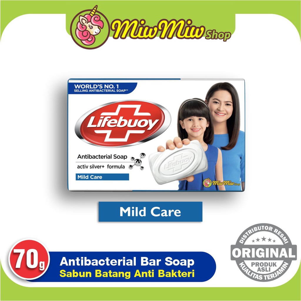 Lifebuoy Anti Bacterial Bar Soap (Sabun Batang Anti Bakteri Antiseptik)