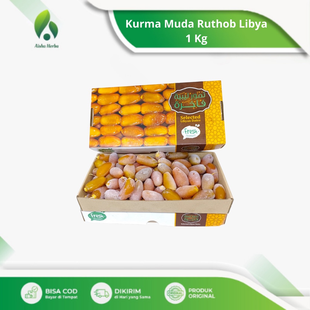 

Kurma Muda Ruthob Libya - Kurma Muda Untuk Promil 1 Kg - Hanya Gosend