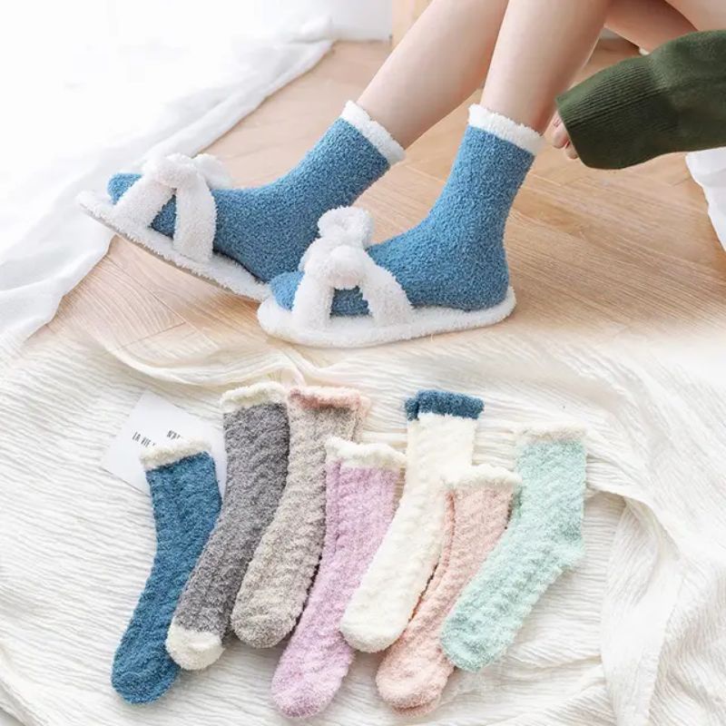 Kaos kaki wool winter wanita  musim dingin winter sock