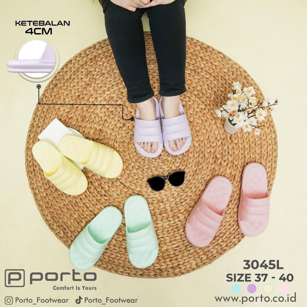 SANDAL PORTO WANITA TERBARU UK 37-40 3045L