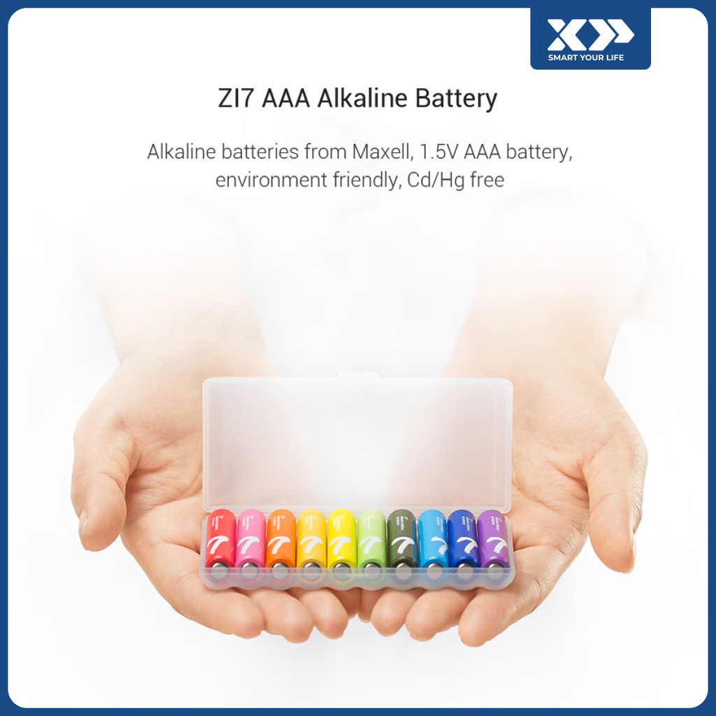 Mijia Battery Zi7 AAA Batu Baterai Alkaline Original