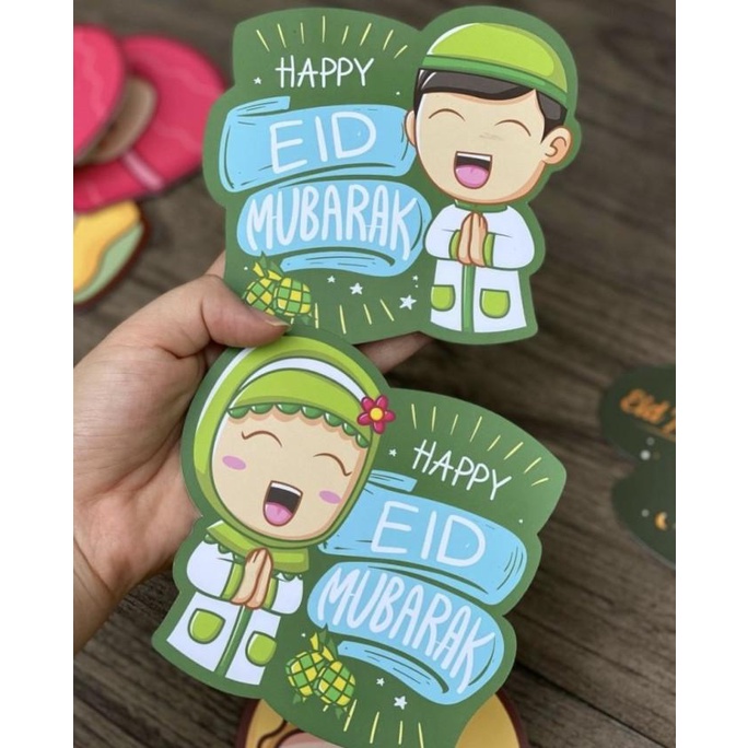 

Amplop lebaran ramadhan bentuk lucu 3D angpao kartu idul fitri unik