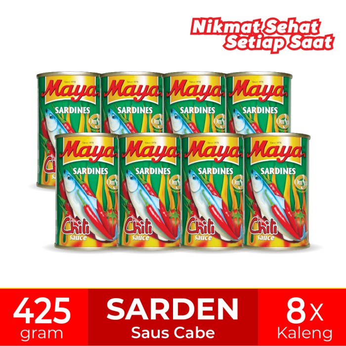 

MAYA SARDEN CHILLI SAUCE 425GR X 8