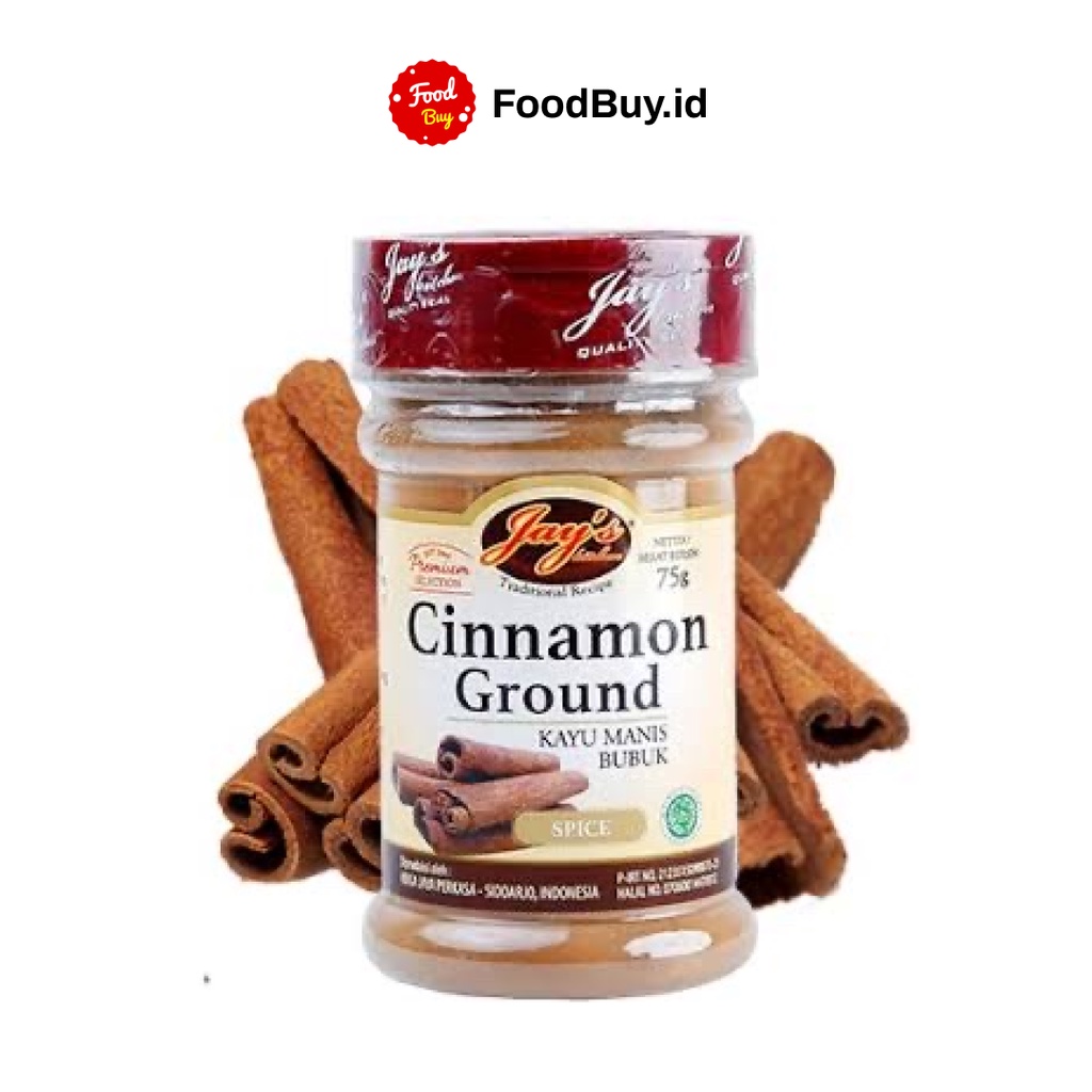 

Jay's Cinnamon Ground / Bubuk Kayu Manis 75 gr