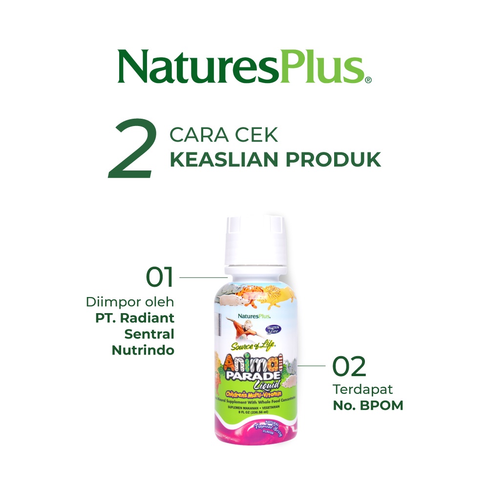 NATURES PLUS ANIMAL PARADE LIQUID CHILDREN'S MULTI-VITAMIN 236ML