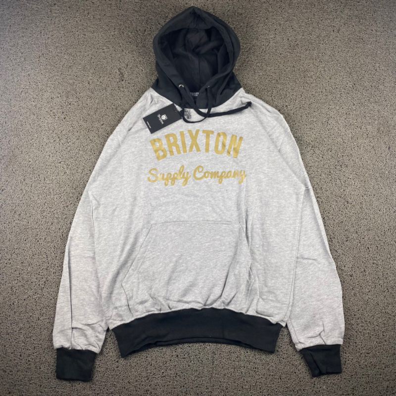 HOODIE BRIXTON ABU FULL TAG LABEL CASUAL HYPE