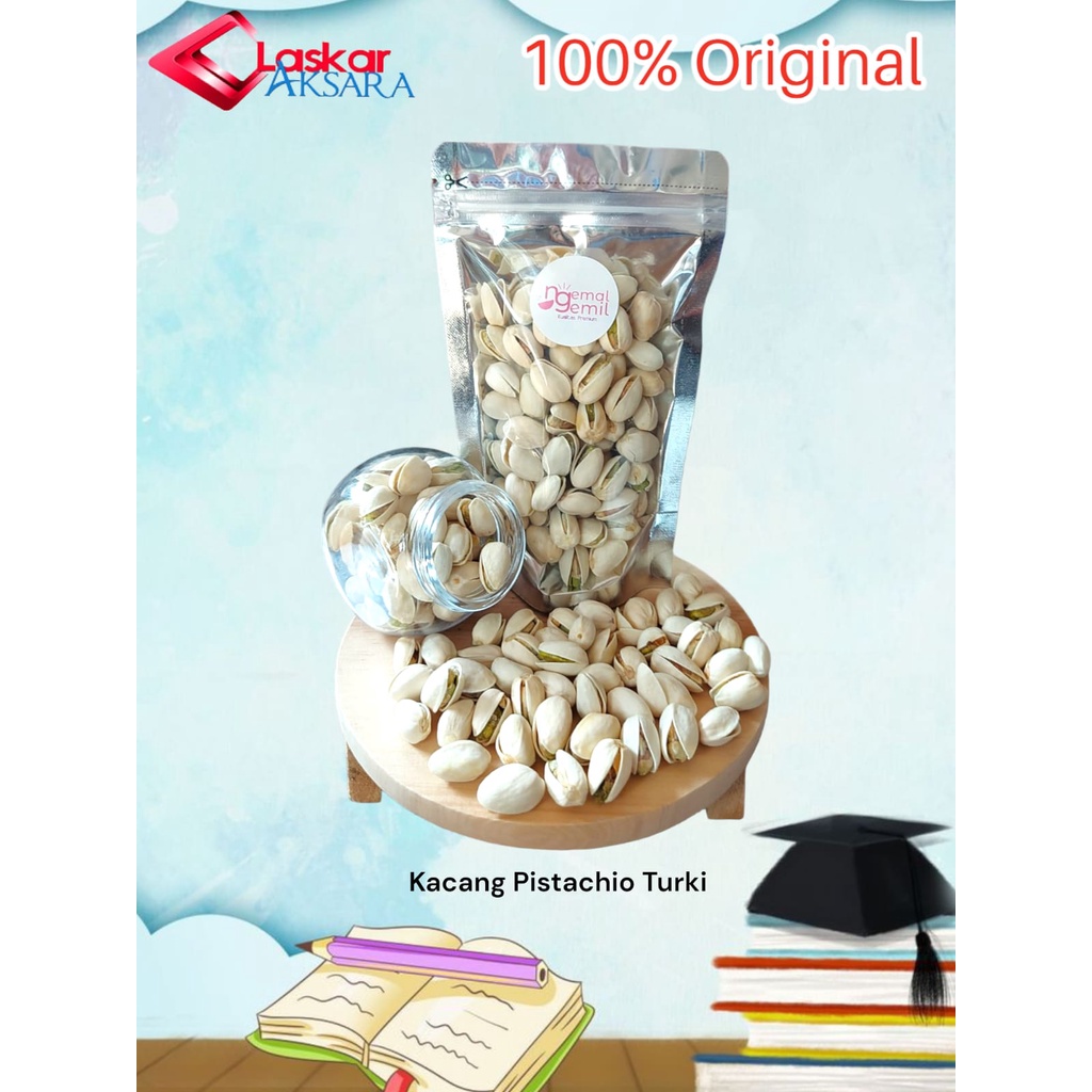 

Kacang Pistachio Turki Roasted Pistacio Fustuk / Premium