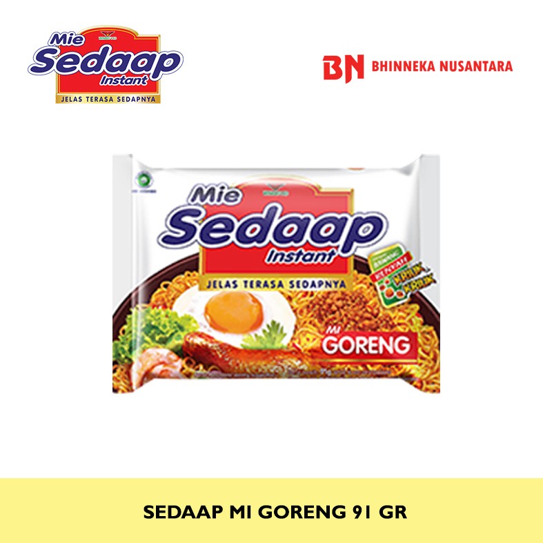 

Sedaap Mie Instant Goreng 90 Gram