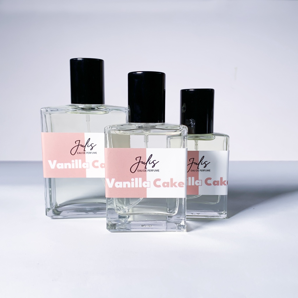 Parfum Vanilla Cake Minyak Wangi Uniseks Aroma Kue Lembut manis Tahan Lama By Julis Inspired Perfume farfum wanita vanila Minyak Wangi Murah Berkualitas