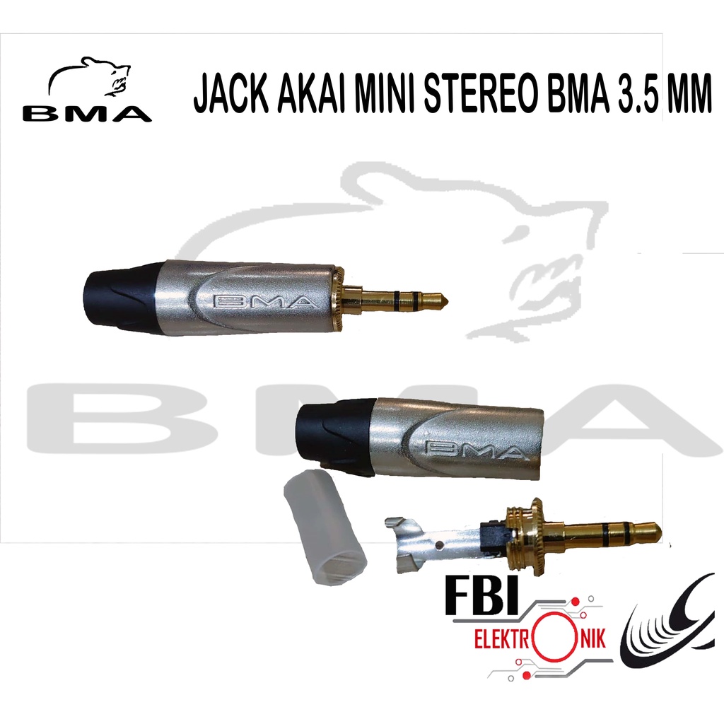JACK AKAI MINI STEREO BMA Jack HP BMA Conector HP BMA