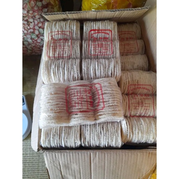 

Piscoklegit_ Rengginang Singkong/Telo Isi -+50 Keping Berat -+500Gr