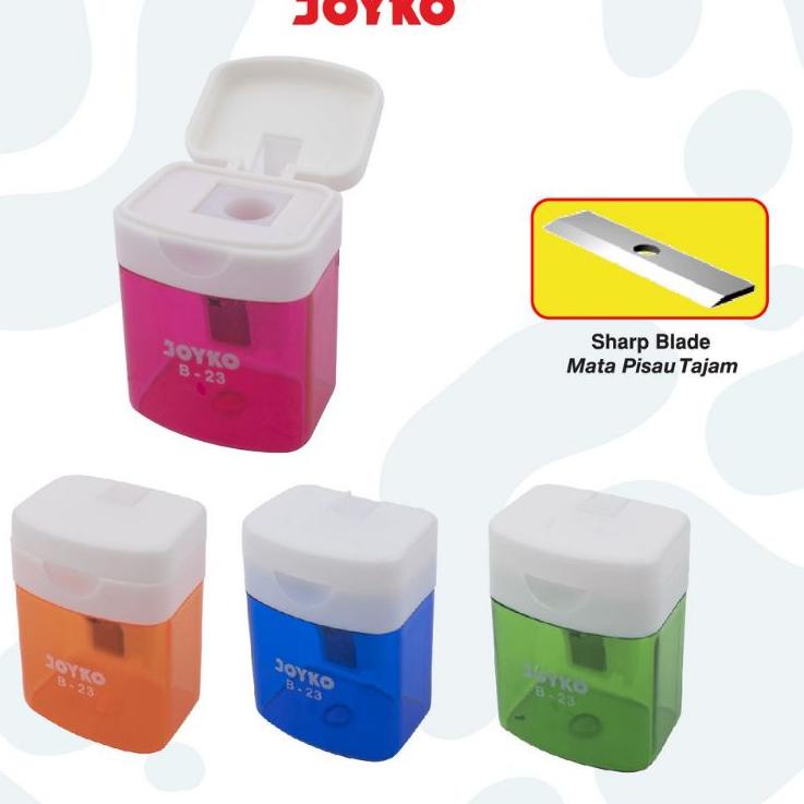 

Model Terpopuler Sharpener / Rautan Joyko B-23 / 1Lubang / (1pak/12pcs)