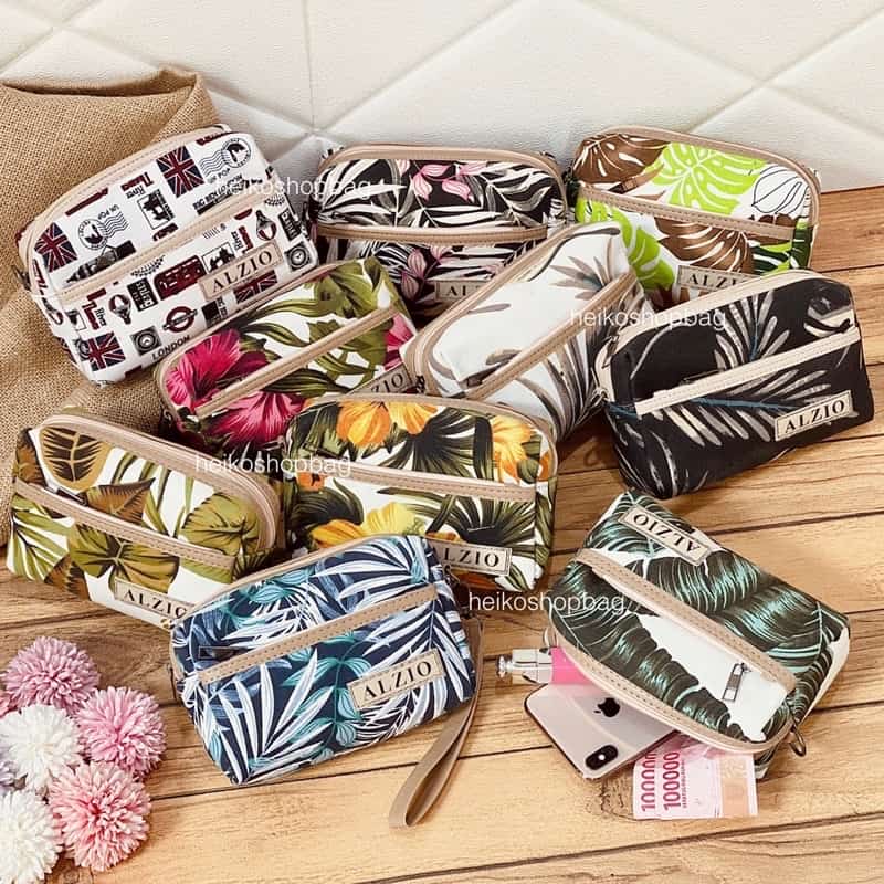 GS - Best seller dompet wanita kosmetik organizer multifungsi import - ALZIO POUCH MAKE UP AZ001
