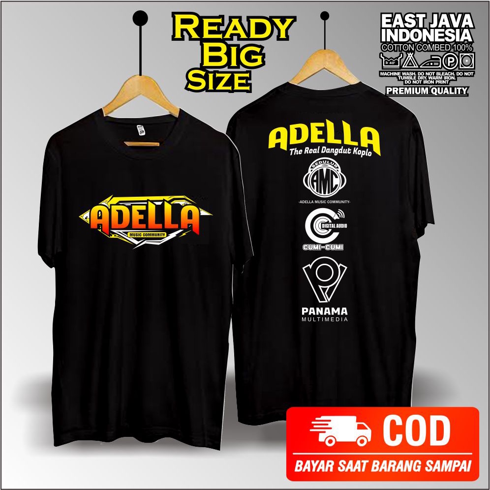 KAOS ADELLA jumbo AMC cumi cumi Audio glerr big size