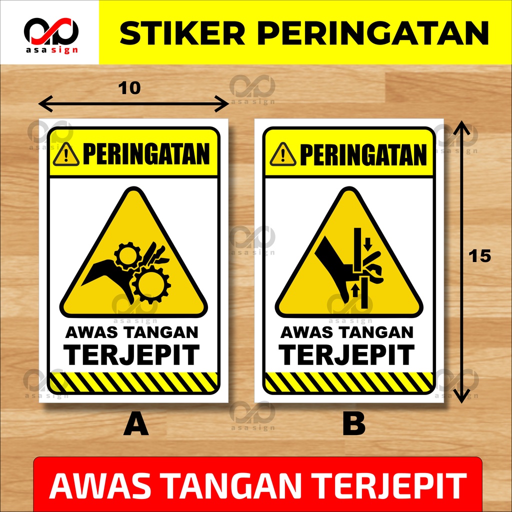 

STIKER AWAS TANGAN TERJEPIT | STIKER PERINGATAN | STIKER KESELAMATAN