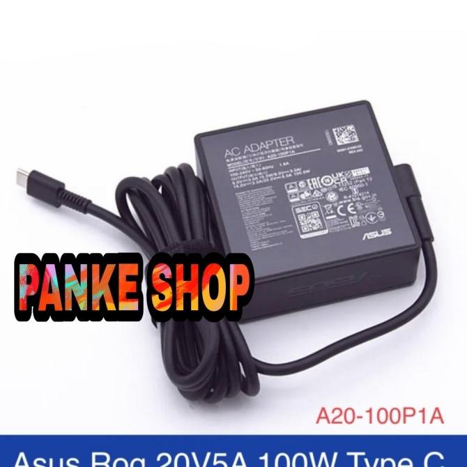 Adaptor Charger ASUS ROG Zephyrus G14 G15 M16 M17 S17 Type C 100W