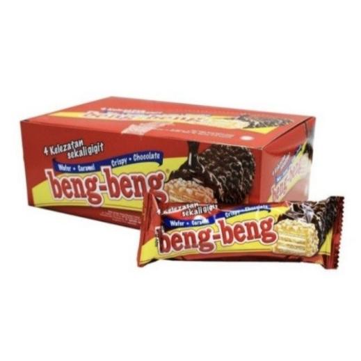 

HOT PROMO BENG BENG BOX ISI 20 PCS x 20 GRAM WAFER REGULER COKLAT BENG-BENG BOX