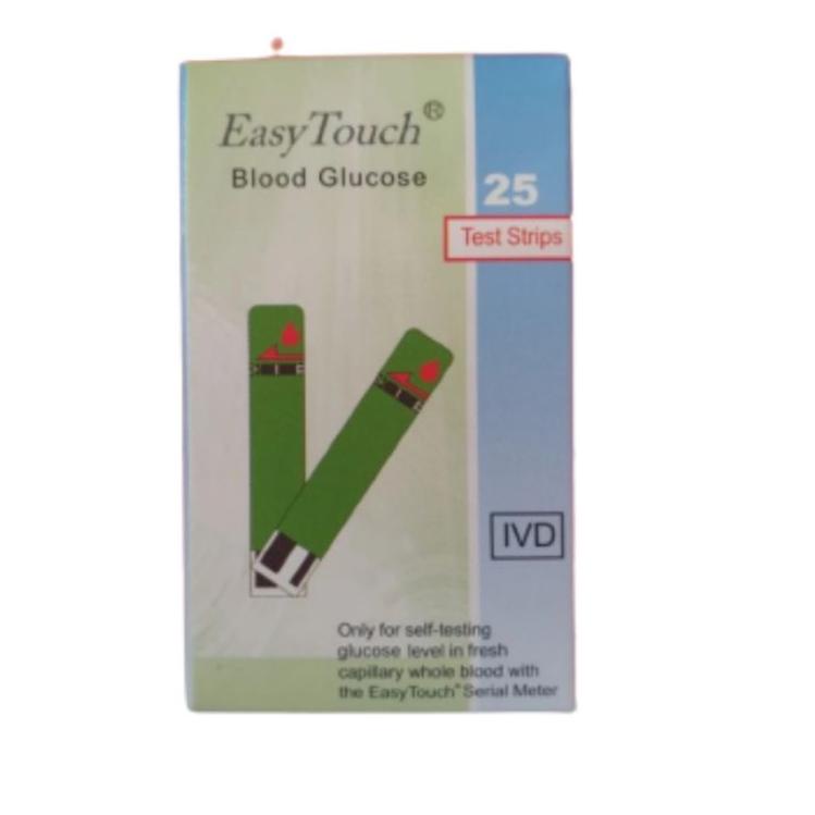 ✽ Strip Gula Darah Easy Touch Stik Gula Darah Easy Touch Strip Glukosa Easy Touch ☉