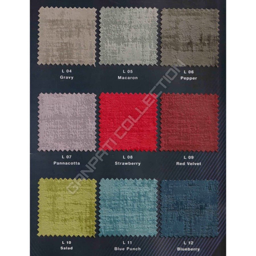 Buku Katalog Pilihan Warna Kain