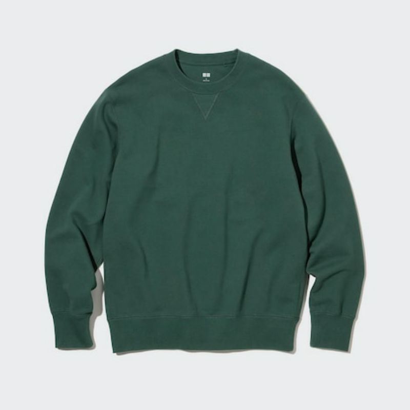 jaket crewneck sweater uniqlo pria original