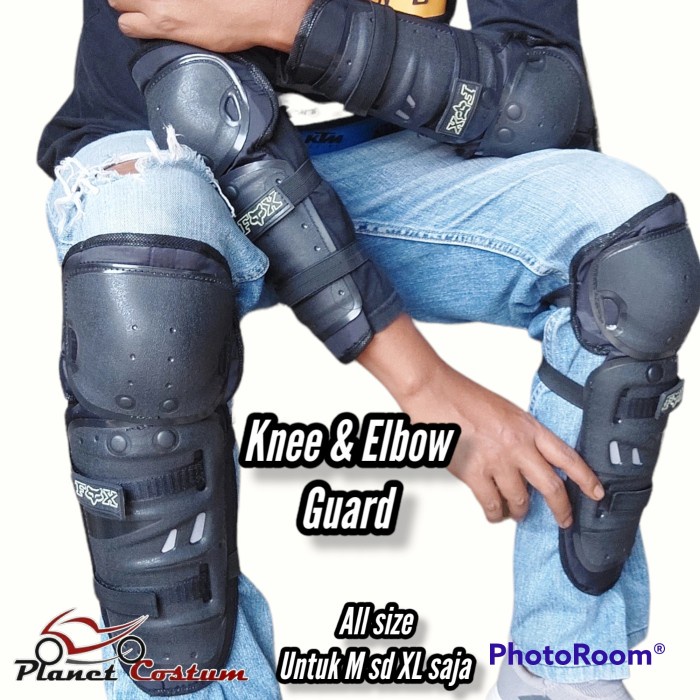 Terlaris Decker Lutut Siku Bikers Dekker Pelindung Kaki Tangan Sepeda Motor