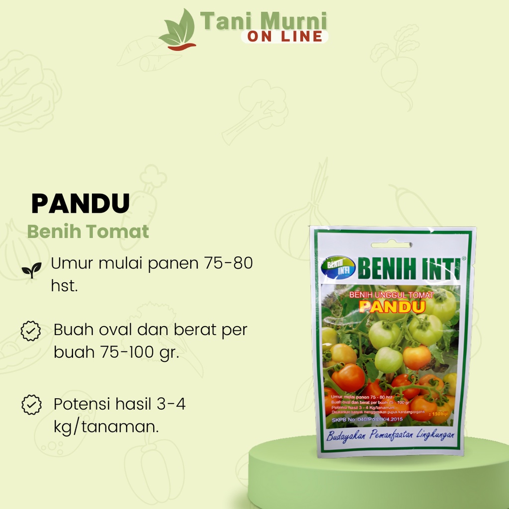 Benih Tomat Small Pack Pandu Benih Inti 150 Biji
