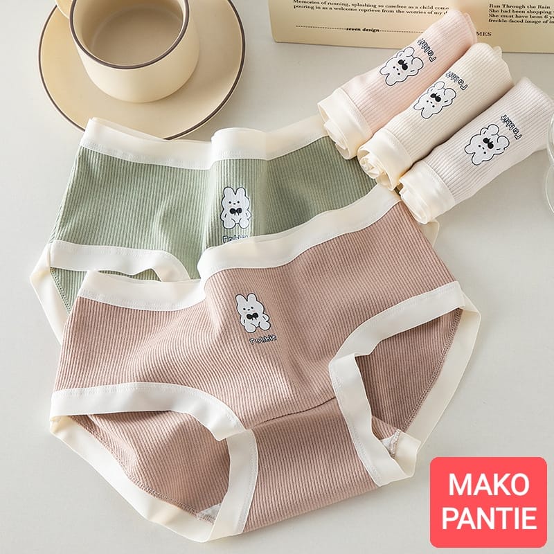 MAKO PANTIE CELANA DALAM KOREA REMAJA ABG WANITA MOTIF IMPORT LUCU ADEM NYAMAN NOT SOREX