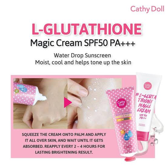 Cathy Doll L-Glutathione Magic Cream SPF50 PA+++