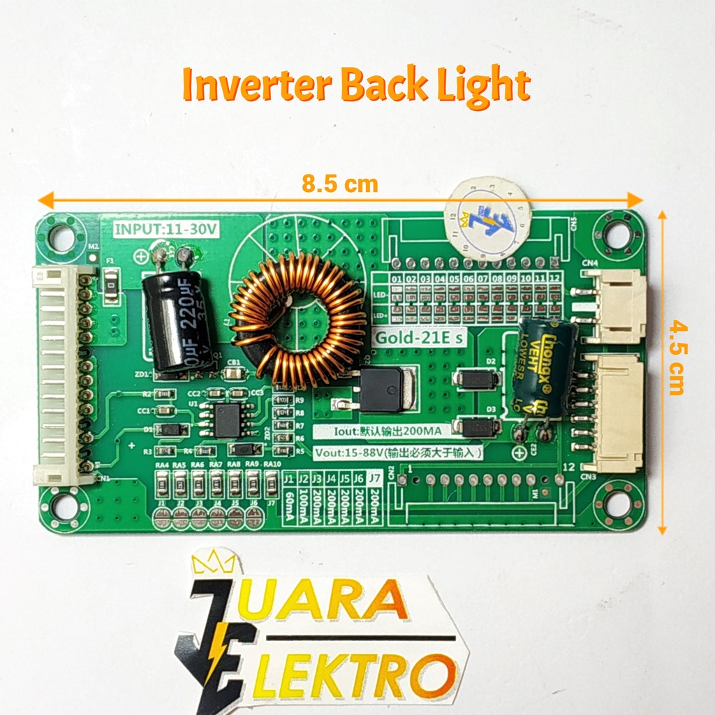 Inverter Back Light TV LED 15&quot;-42&quot; Gold - 21E