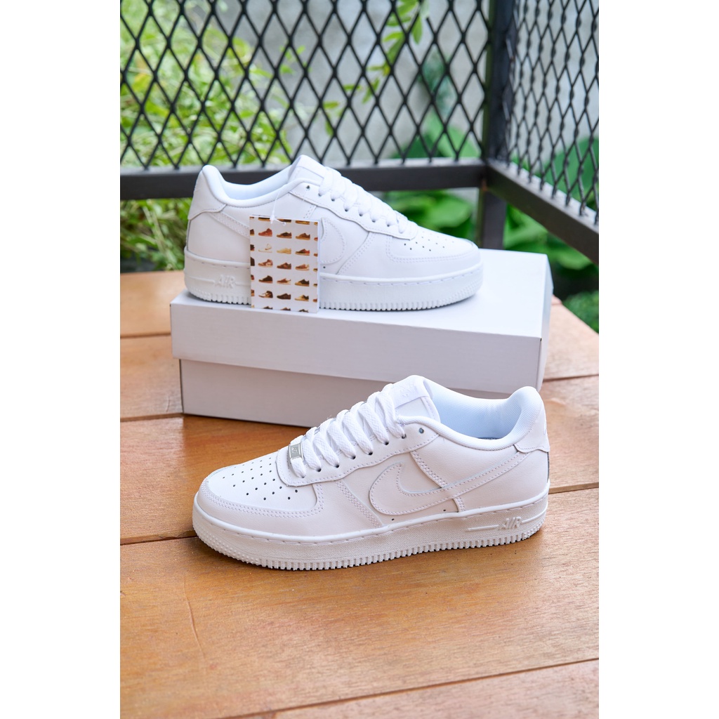 SEPATU PRIA/WANITA COUPLE AF-1 ALL WHITE BEST SELLER (LIVE)