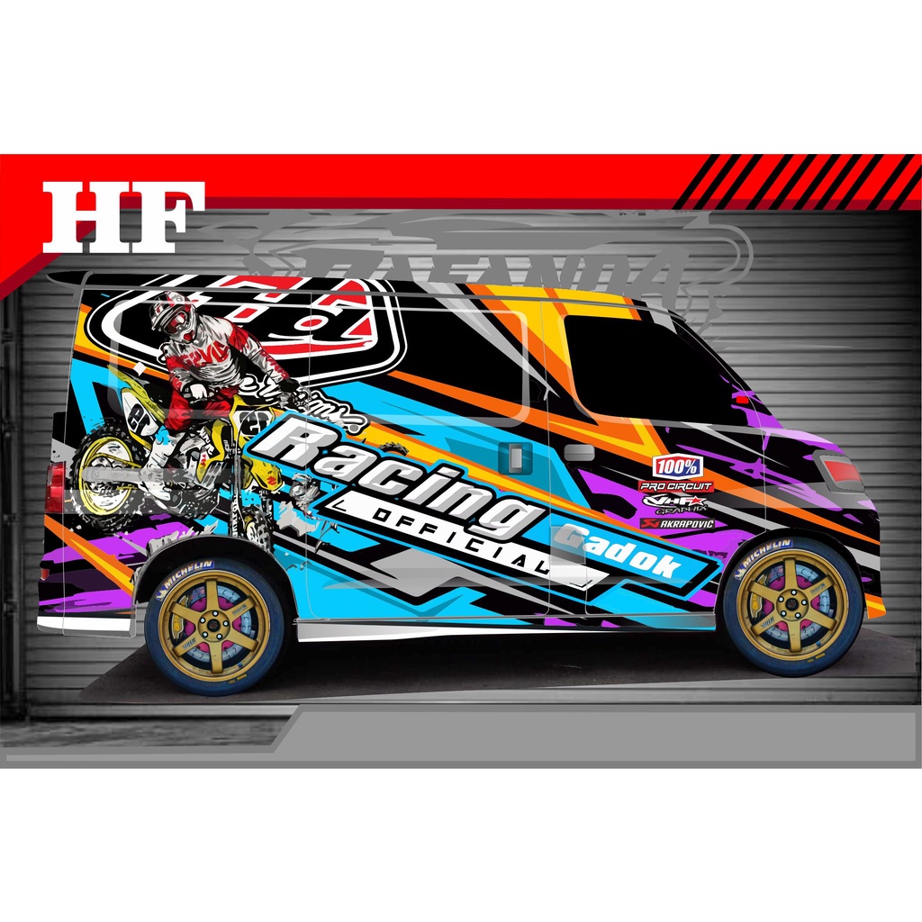 STIKER DECAL LUXIO GRANDMAX BLINDVAN