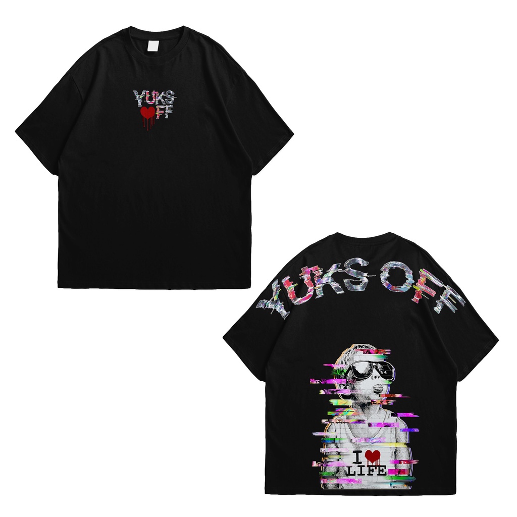 OVERSIZED T-SHIRT &quot;MY LIFE&quot; YUKS OFFICIAL ORIGINAL