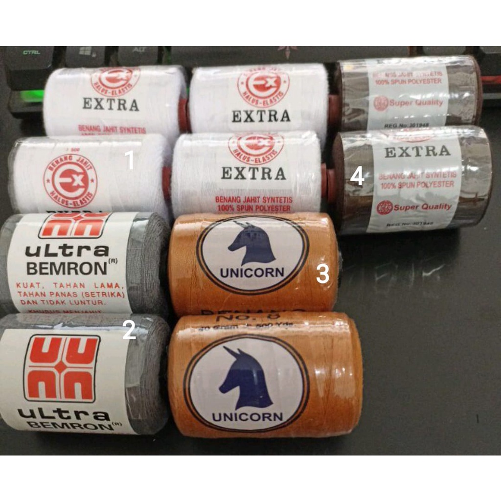 BENANG JAHIT JEANS/BENANG JAHIT LEVIS +-500YARD