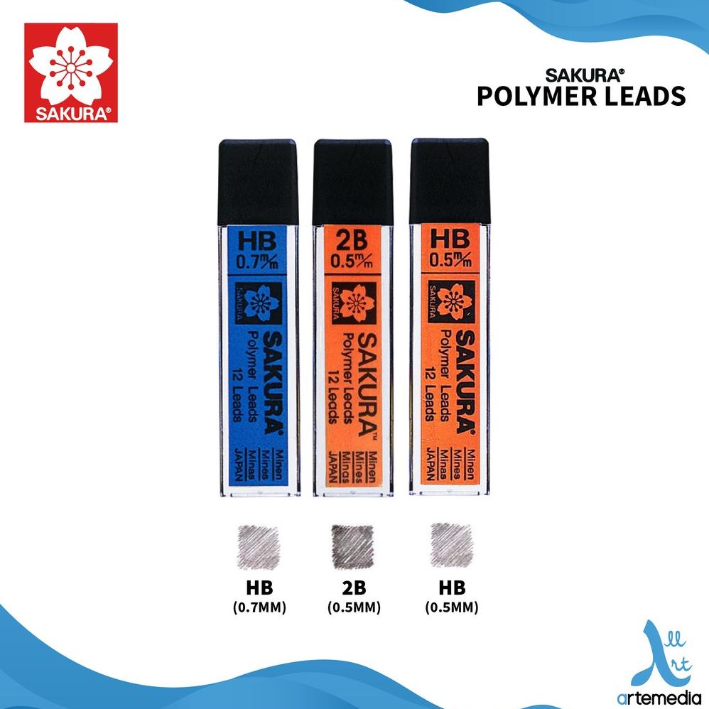 

Isi Pensil Mekanik Sakura Mechanical Pencil Polymer Leads