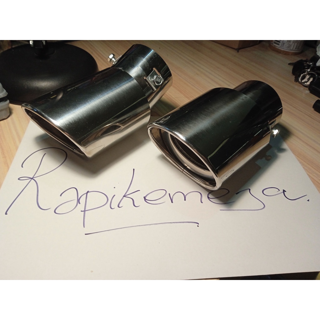Muffler Cutter Buntut Ujung Knalpot Mobil Honda HRV HR-V All New aksesoris 2015 2016 2017 2018 2019 