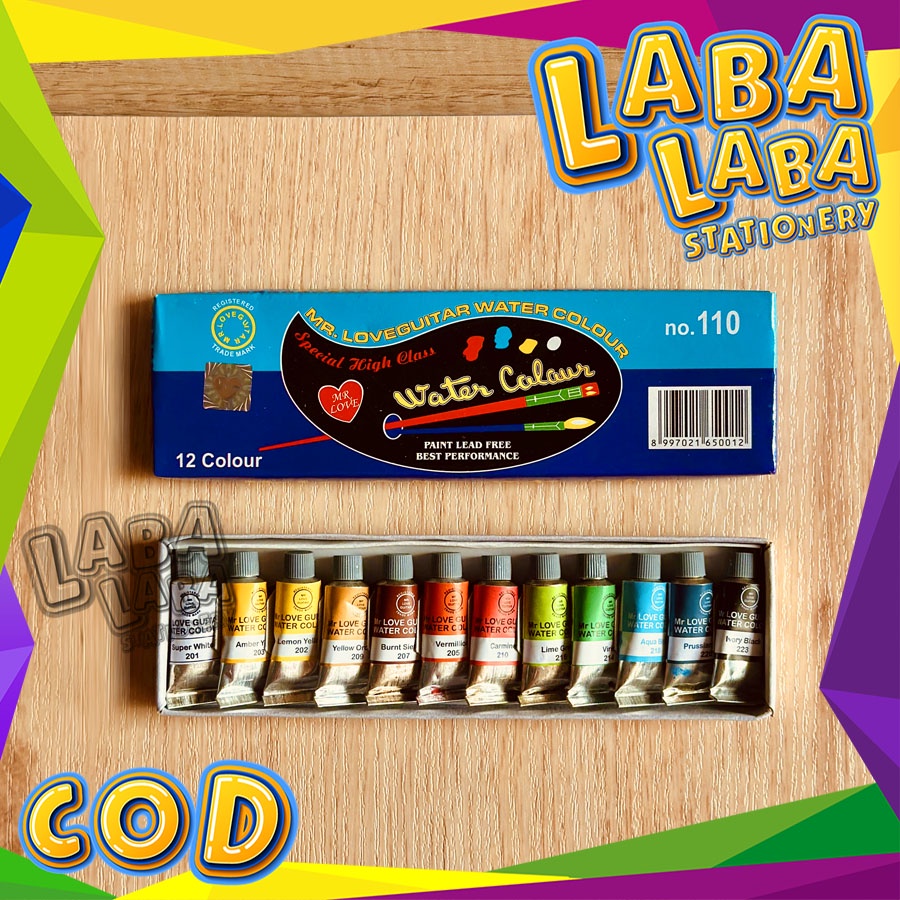 

LabaLabaStationery Cat Air Guitar 110 KECIL / Water Color Mr. Loveguitar