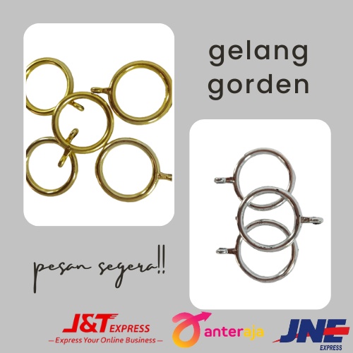 Cincin Besi Gorden Bulat | Gelang Gorden | Cincin Ring Pipa Gorden | Ring Gorden | Cincin Gorden