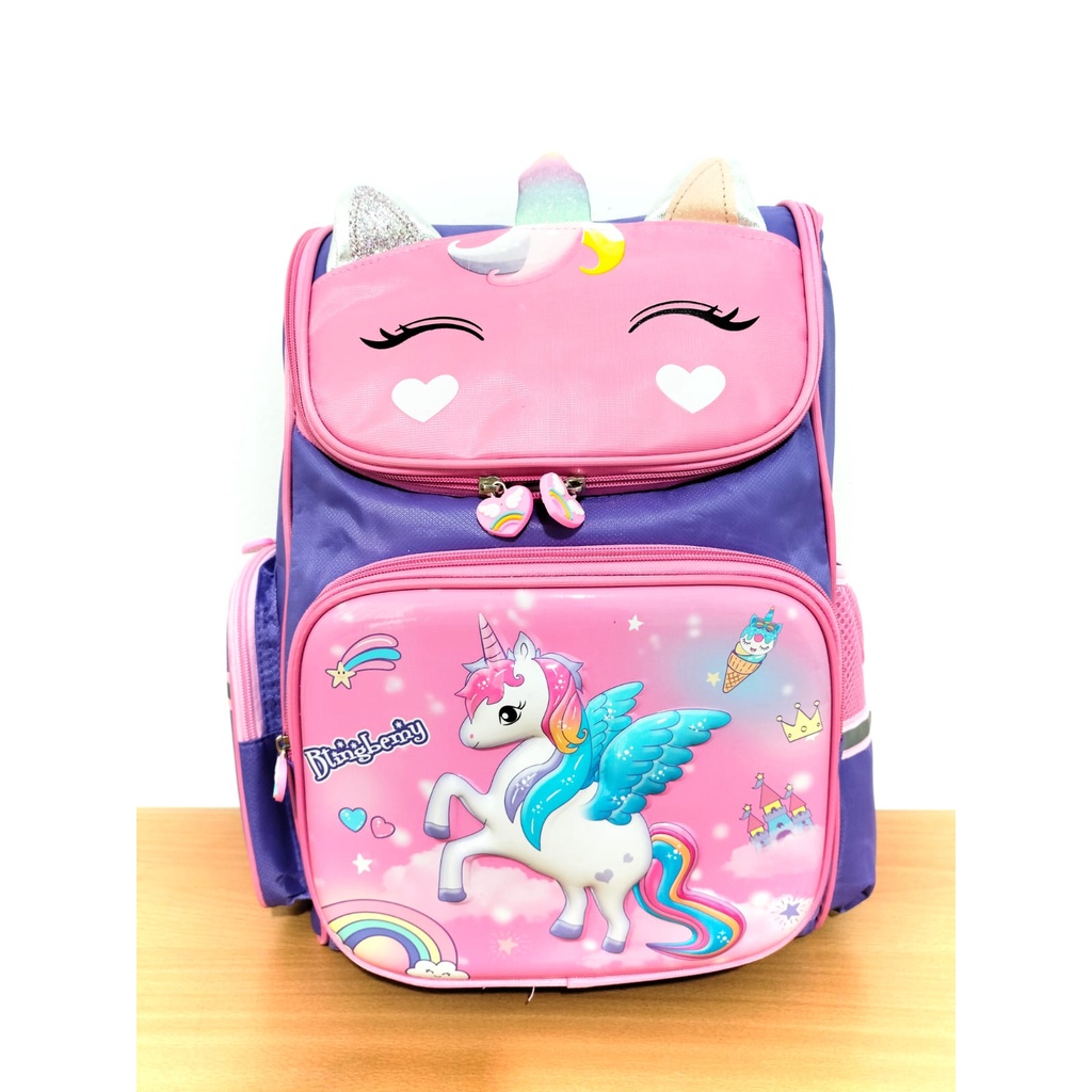 SMARTGIRL NEW TAS RANSEL ANAK SEKOLAH IMPORT UNTUK SD 3D 00530-00533