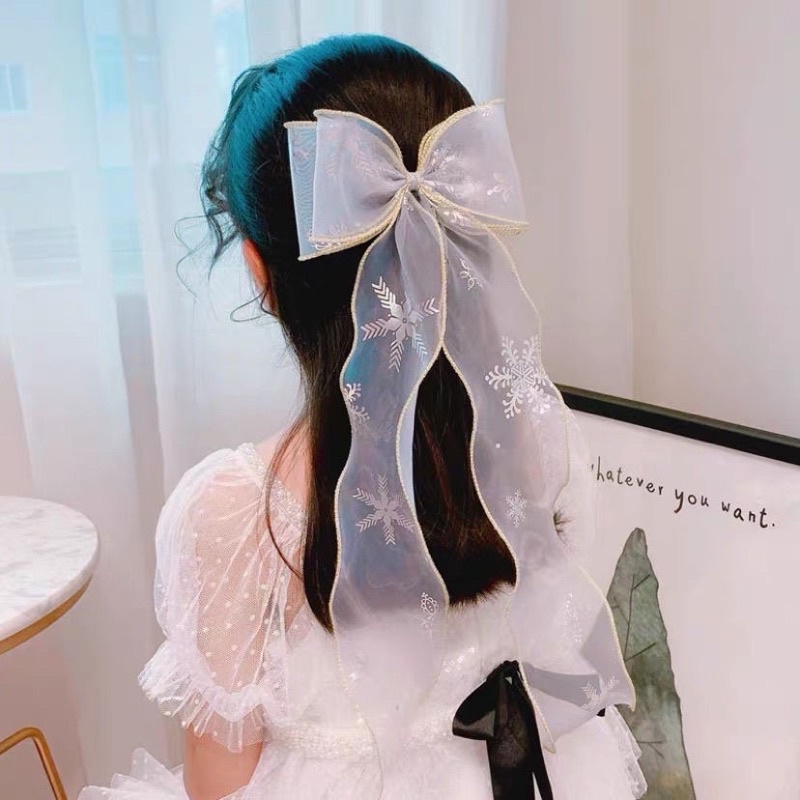 Jepit Rambut Korea Pita Untuk Wanita Ikat Rambut Pita Panjang ala Korea Aksesoris Rambut Import