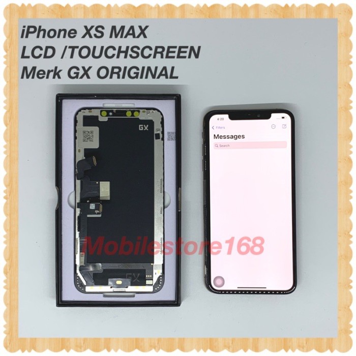 LCD FULLSET +TOUCHSCREEN IPHONE XS MAX (MERK GX) ORIGINAL