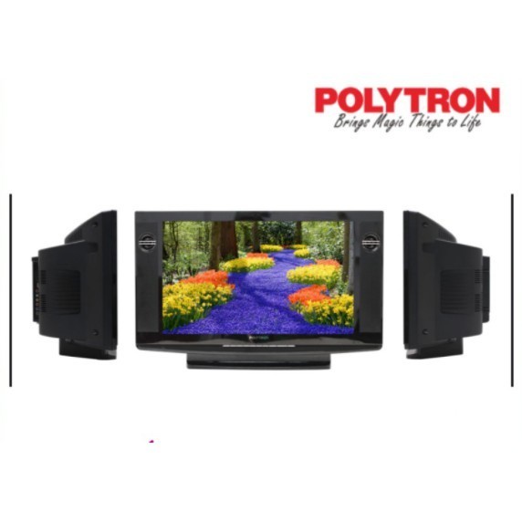 POLYTRON LED TV 24 INCH 24V123 DIGITAL TV DVB-T2 Semi Tabung 24 V 123