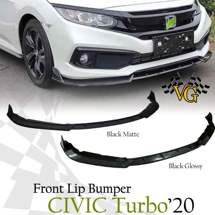 front lips bumper depan civic turbo sedan 2020 up