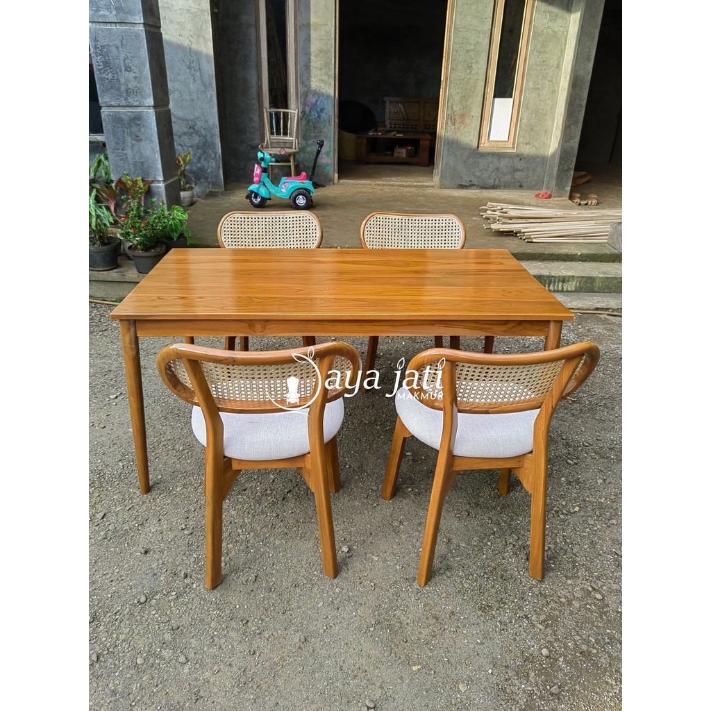 PROMO DINING SET MEJA MAKAN CAFE - SET MEJA KURSI MAKAN DAPUR