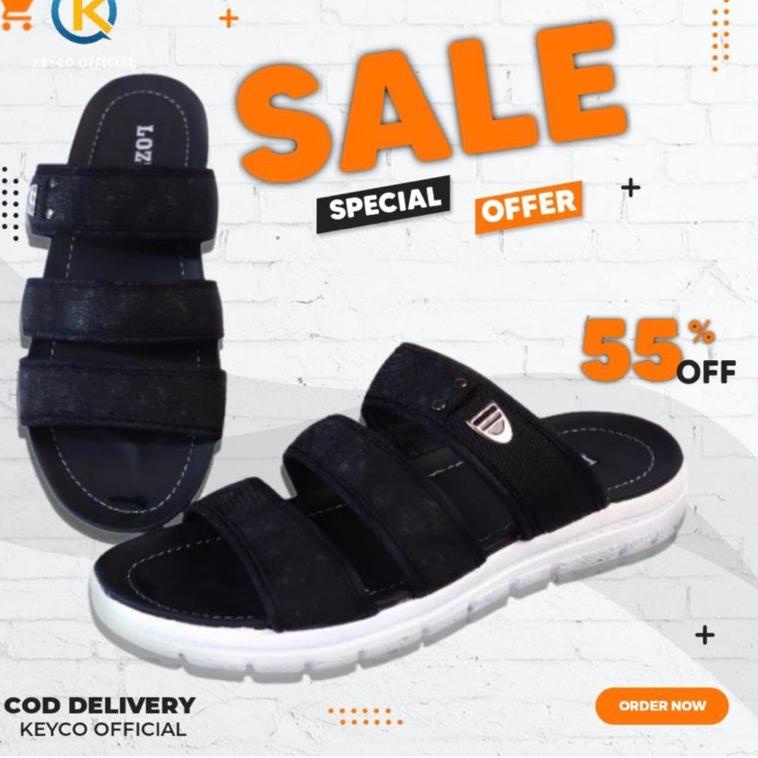 SPECIAL PRICE Sendal Gunung Selop Casual Wanita Pria Kekinian Lozta CAMO W AS 07 Original Quality | 