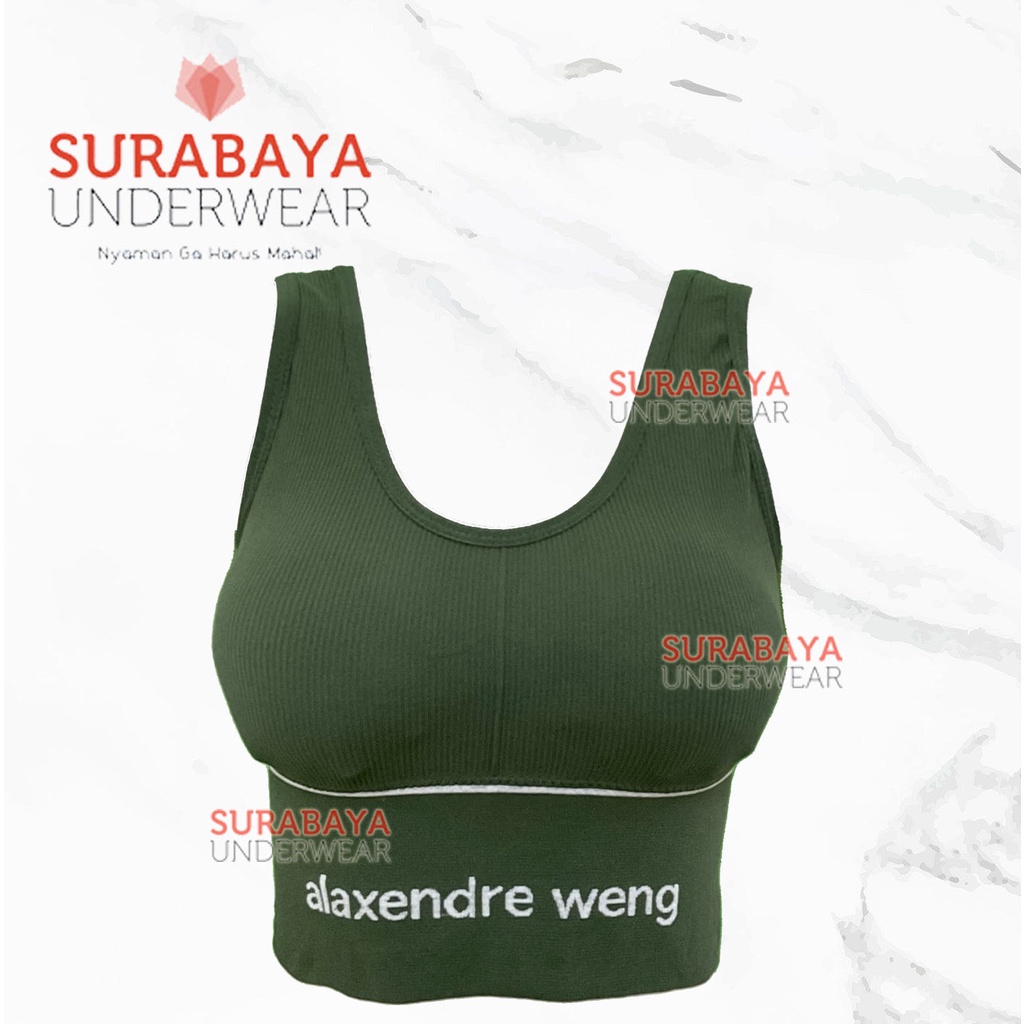 SPORTBRA KATUN PANJANG BUSA TIPIS AW